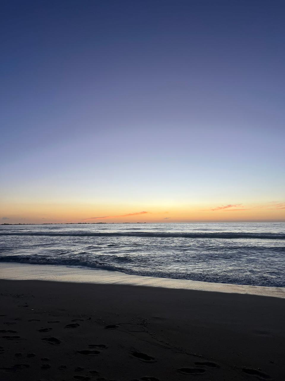 Nascer do sol na Praia do Tabuleiro em Barra Velha SC